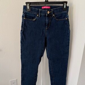 Lilly Pulitzer Eagen High Rise Super Jeans size 0